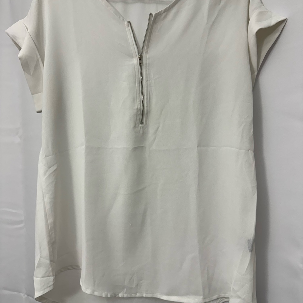 Elegant White Women's Top
